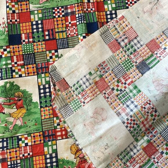 Vintage Holly Hobbie Cotton Fabric - Picture 9 of 9